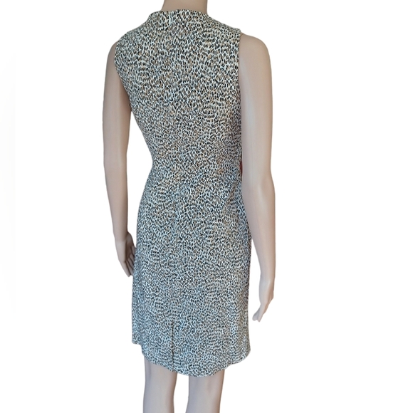 J. Mclaughlin Womens Sleeveless Multicolor Animal Print Sheath Dress Size 2 - Picture 4 of 10